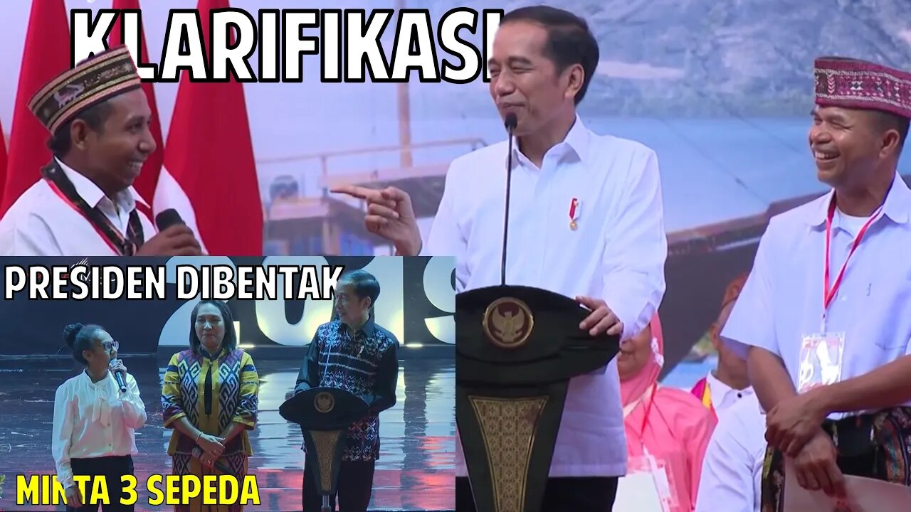 Klarifikasi @Presiden Joko Widodo Terkait Presiden Dibentak