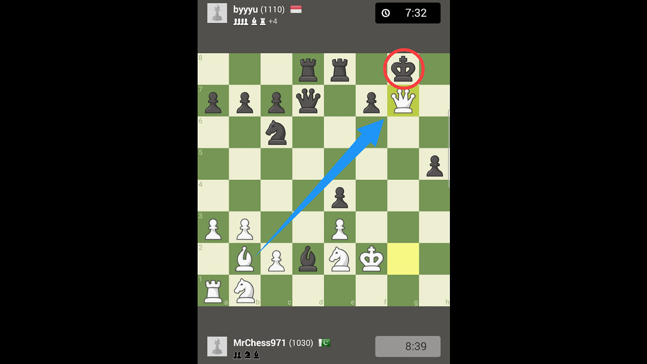 Checkmate with Queen and Bishop. #Mrchess