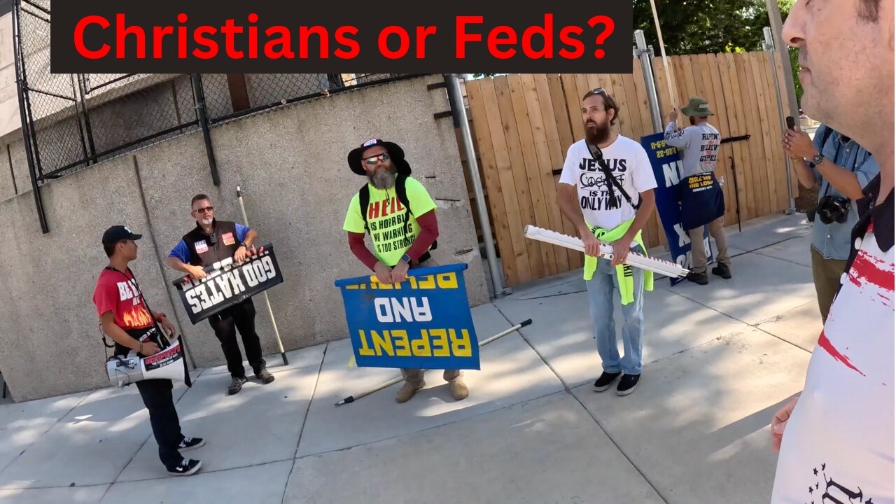 Confronting "Christians" at Peaceful Protest: Could they be Feds?