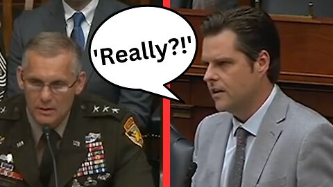 Matt Gaetz GRILLS Military Officials about "Inclusive Language"