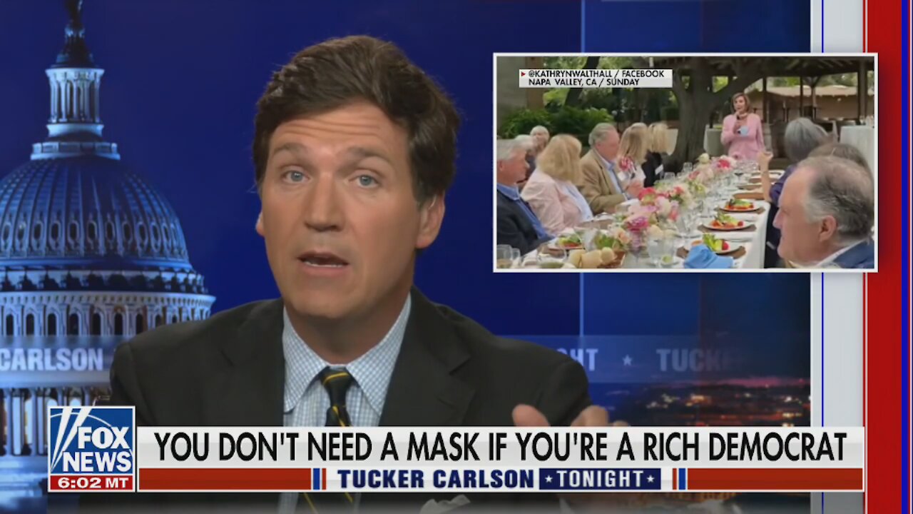 Carlson on #MaskMandate, Tyrannical Liberal Elite Hypocrites