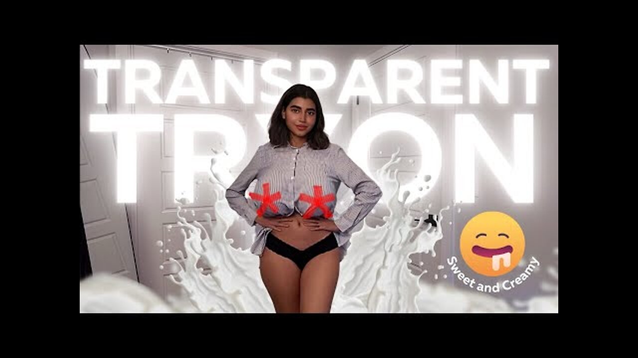 [4K] Transparent Try On Haul | Get Ready With Hailey (2025)