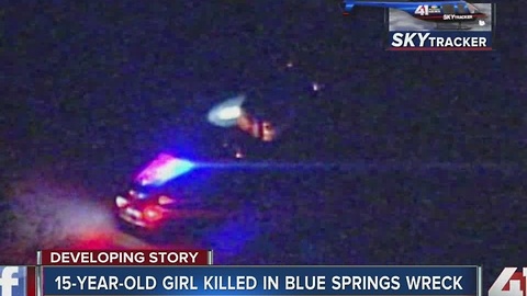 Blue Springs student killed in car crash
