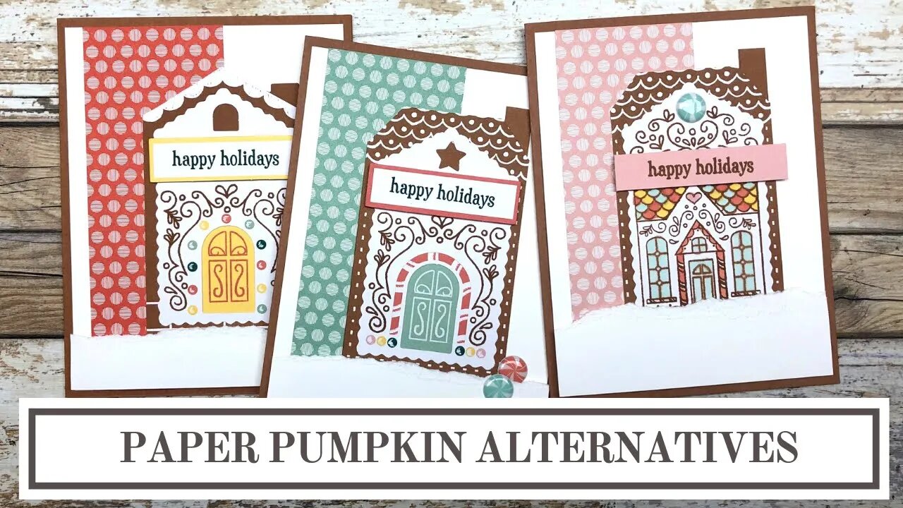 Jolly Gingerbread - November 2020 Paper Pumpkin Card Ideas