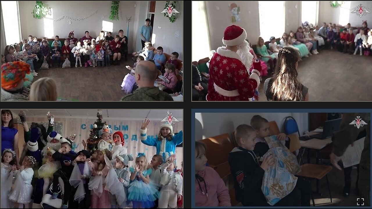 NEW YEAR PRESENTS FOR THE KINDERGARTEN CHILDREN IN KHERSON