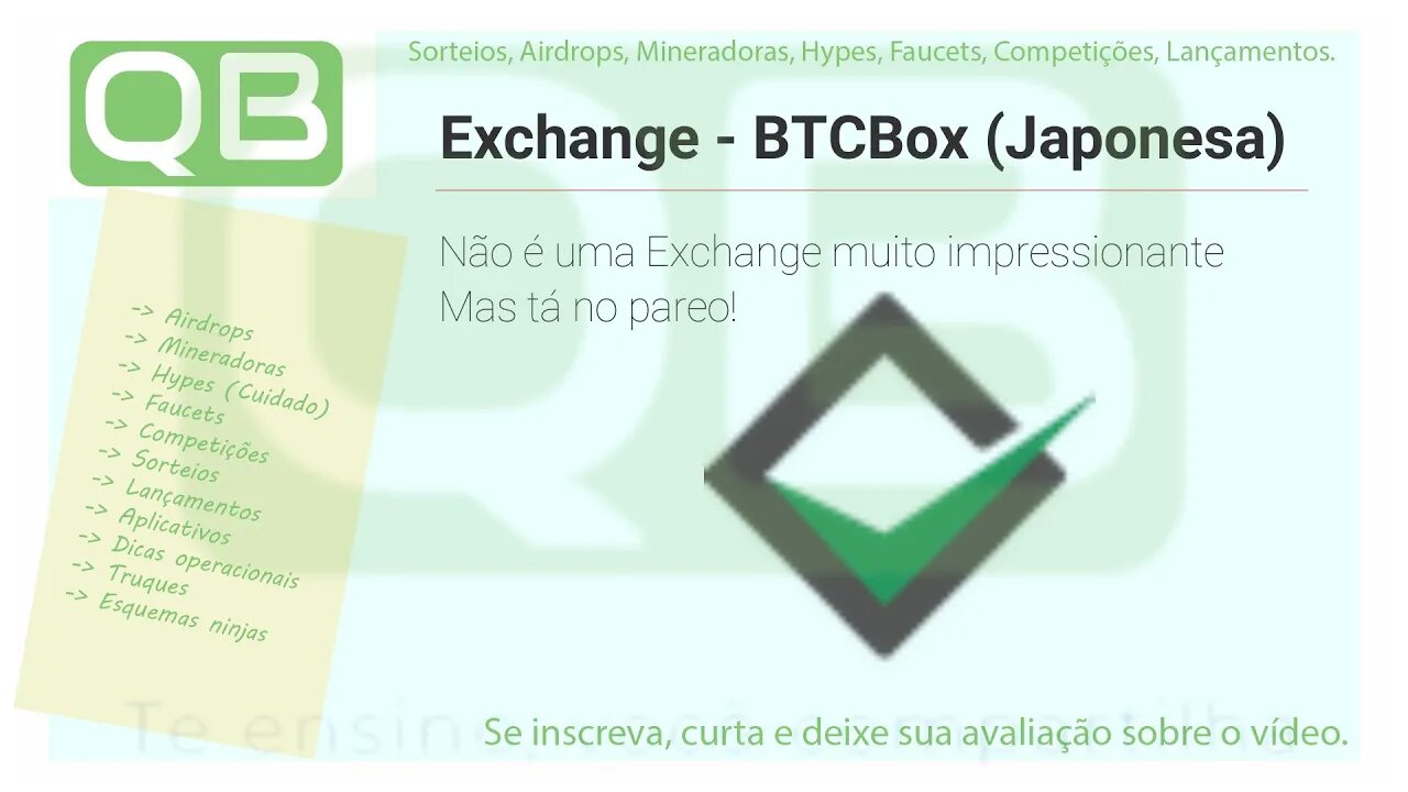 #DICA - UM OLHAR SOBRE UMA #EXCHANGE - #btcbooks