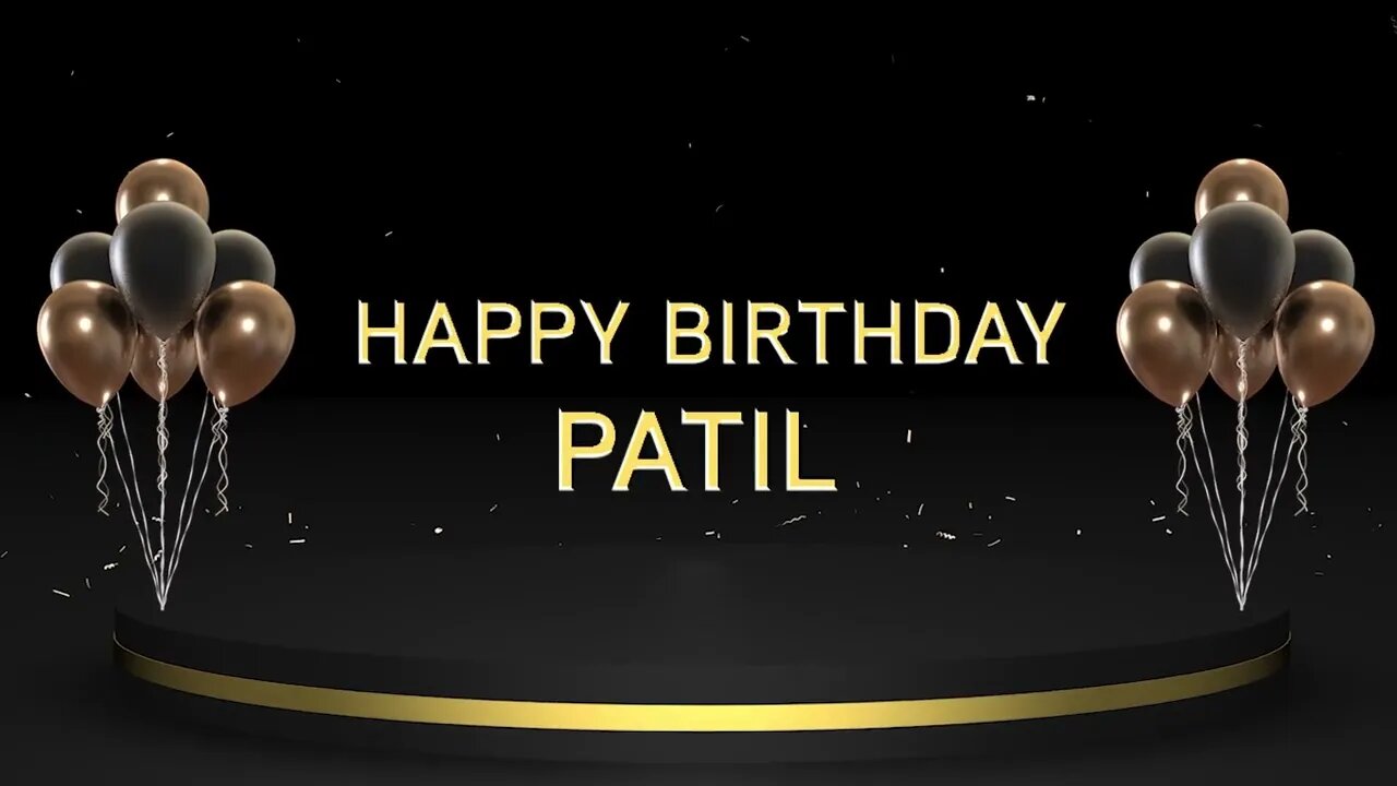 Wish you a very Happy Birthday Patil