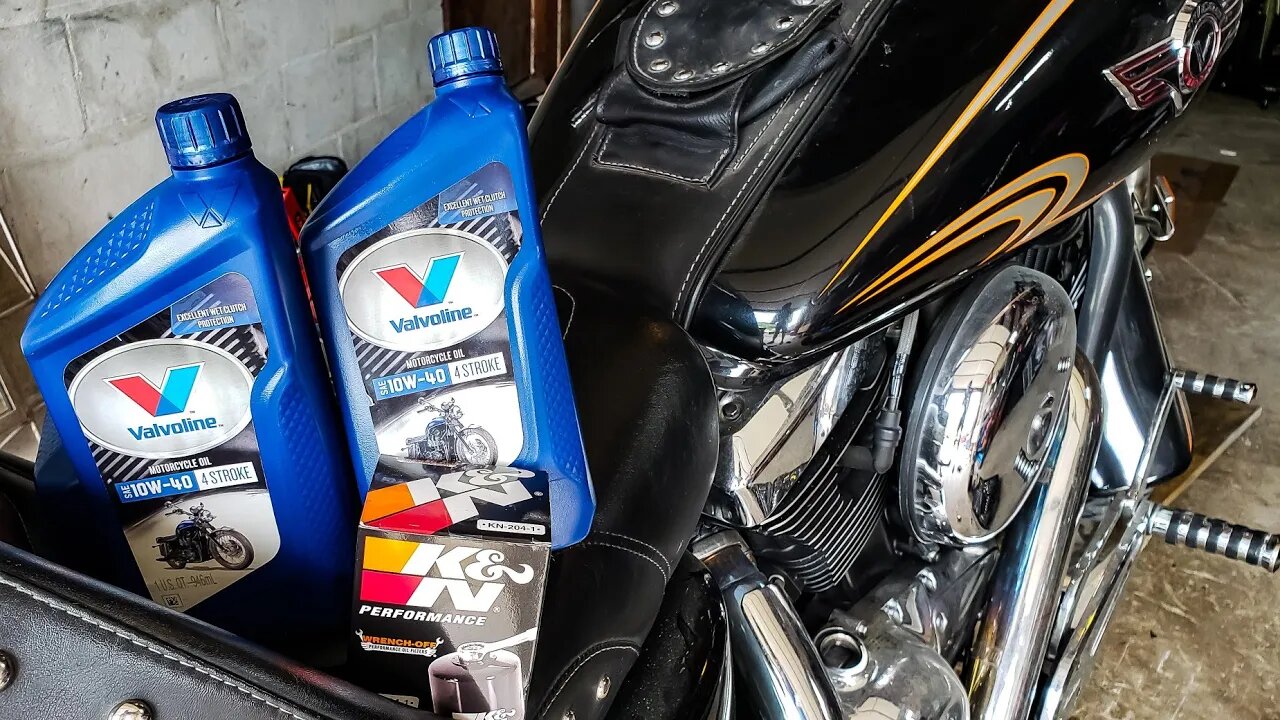 How to change motorcycle oil - Kawasaki Vulcan