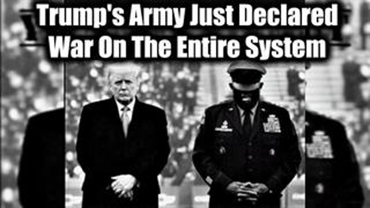 Nobody Saw It Coming!!! Trump'S Army Just Declared War On The Entire System - 11/22/24.