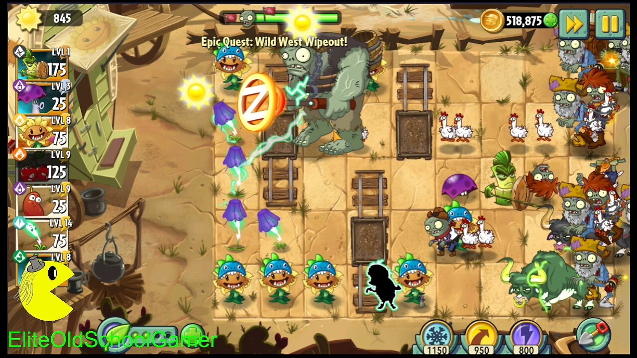 Plants vs Zombies 2 - Epic Adventure Quest - Wild West Wipeout - Aug/Sept 2023