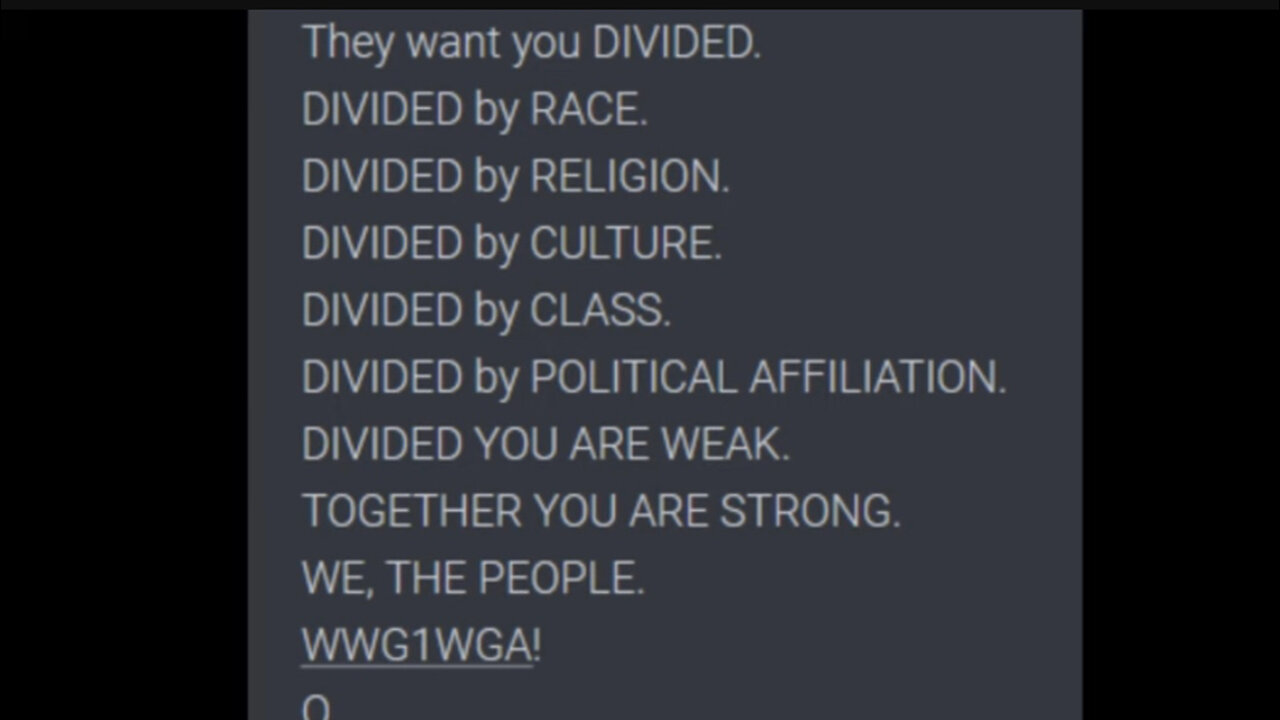SCHOOL INDOCTRINATION -They want you divided, they want you confused.