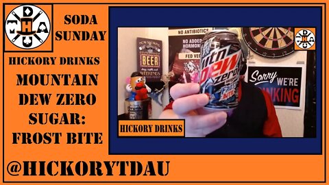 Mountain Dew Frost Bite Zero Sugar | Hickory Drinks | Soda Sunday