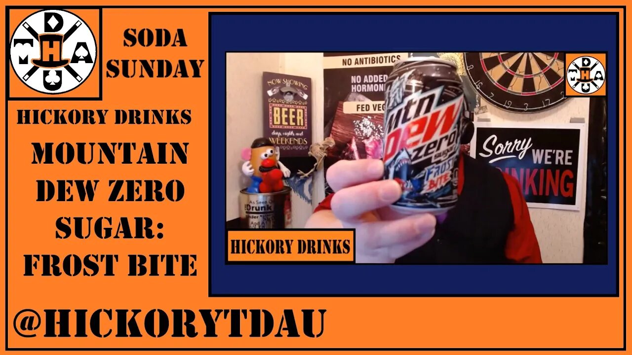 Mountain Dew Frost Bite Zero Sugar | Hickory Drinks | Soda Sunday