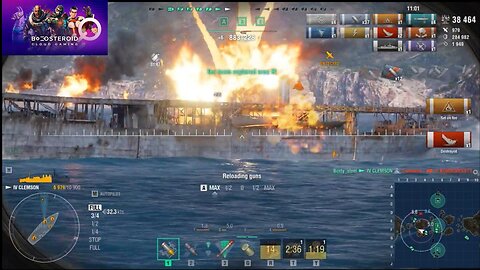 WORLD OF WARSHIPS, 3 ships sunk , #boosteroid, #worldofwarships,