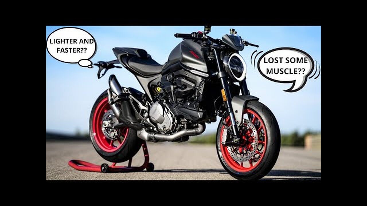 The all New DUCATI MONSTER: Did the Monster forgot to hit the Gym??