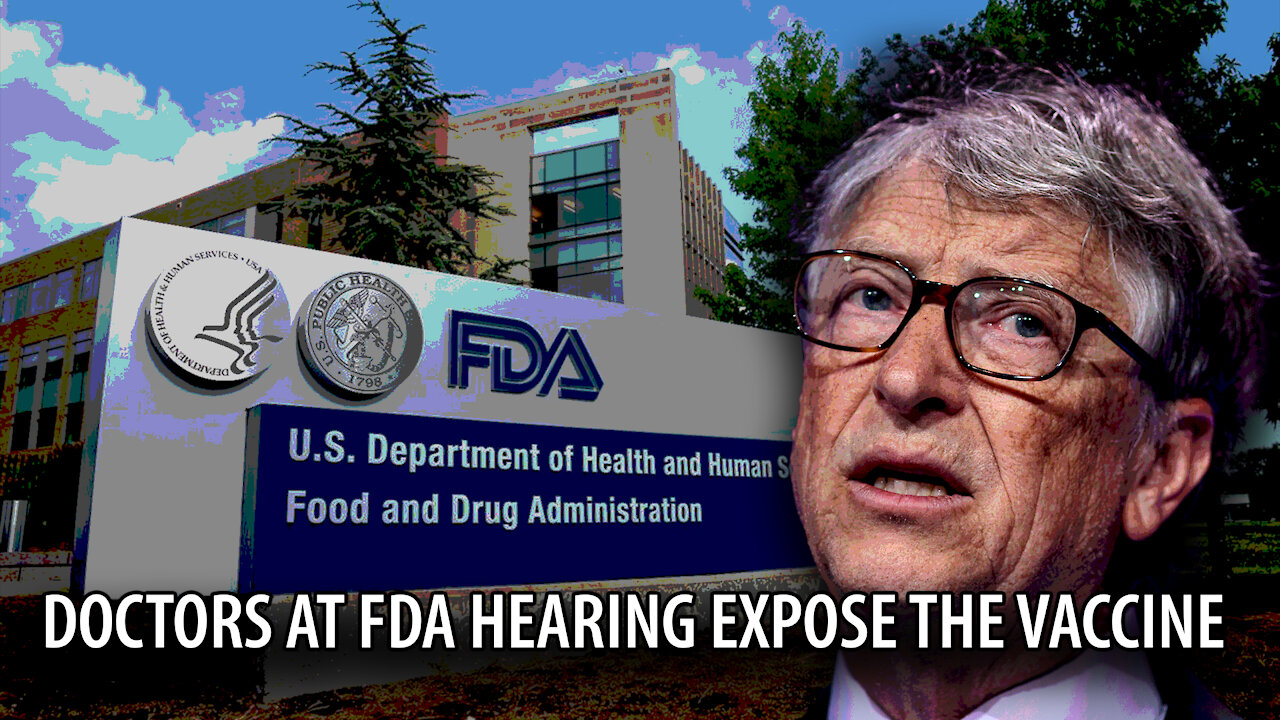 Doctors at FDA Meeting Admit the Vaccines are KILLING MORE PEOPLE Than They're Saving