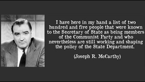 Joseph McCarthy was a hero