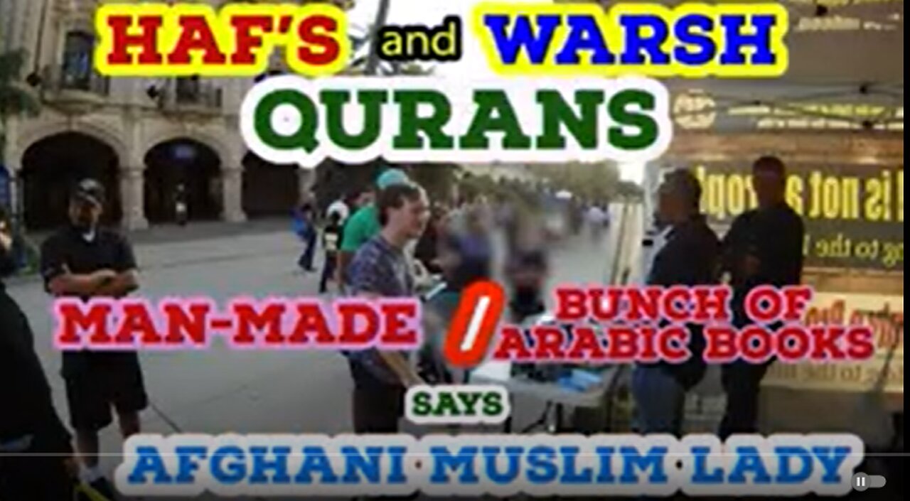 Are the HAF's and Warsh Quran Man-Made?