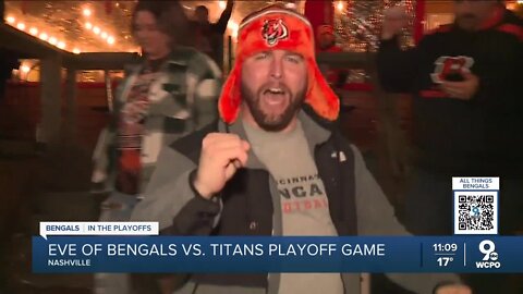 Bengals fans in Nashville ready for playoff game