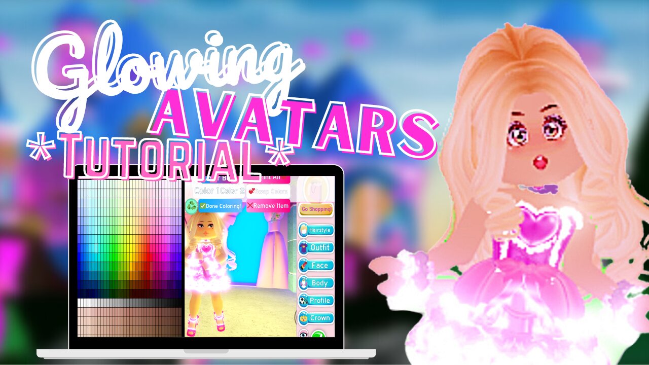 How To Get Glowing Outfits/Avatars In Royale High (Roblox)