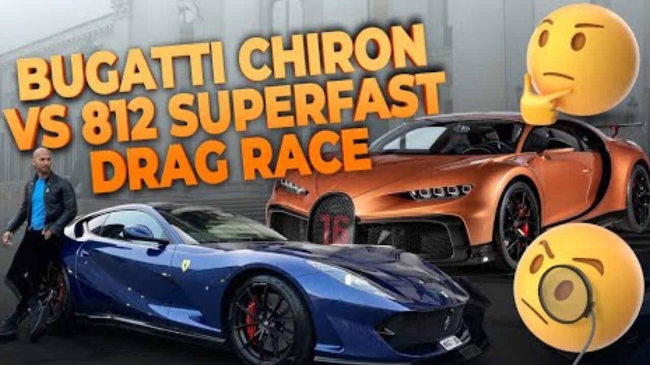 BUGATTI VS FERRARI DRAG RACE (EP. 147) Tate Confidential