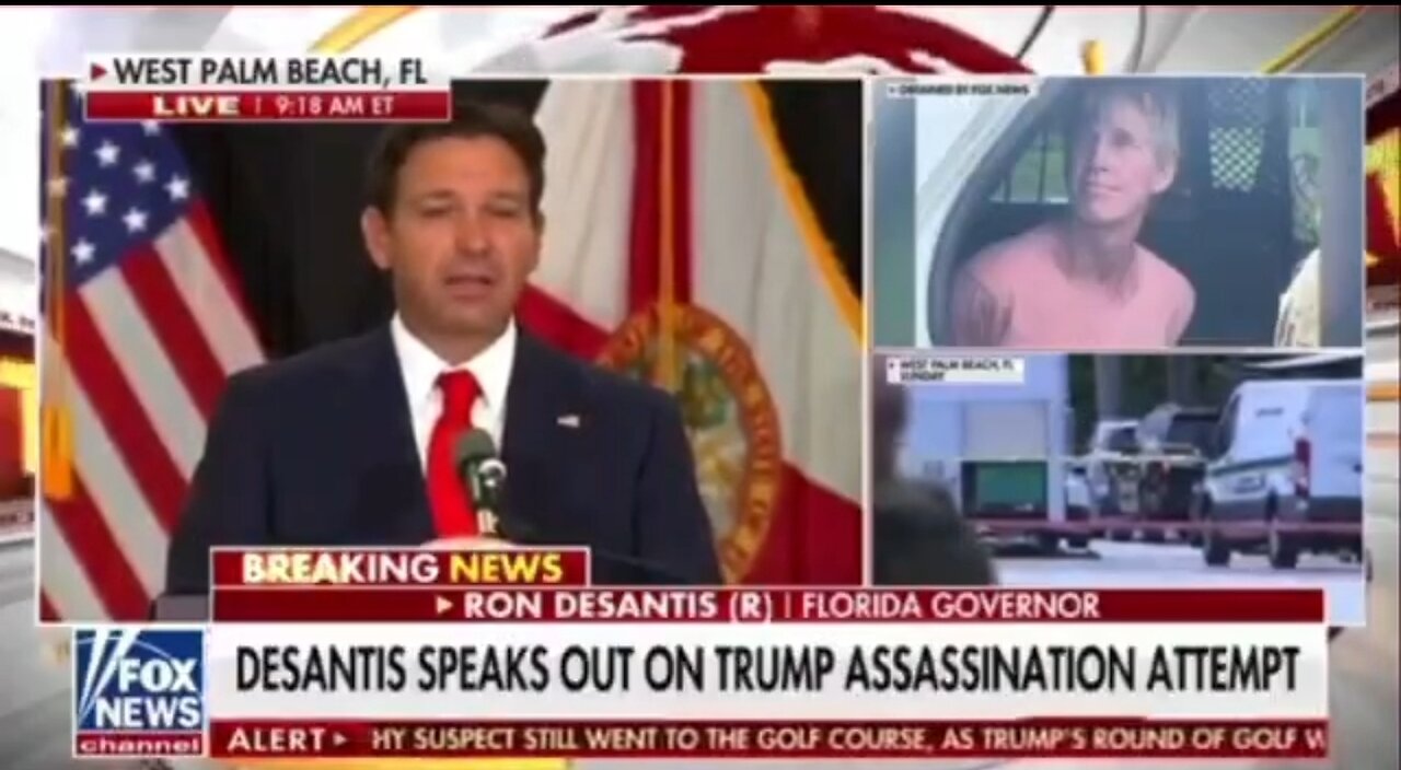 DeSantis: Same Feds Prosecuting Trump Shouldn't Be Investigating Assassination Attempt