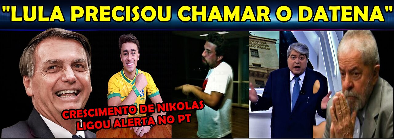 URGENTE NEGÓCIO FICOU FEIO LULA TEVE QUE APELAR PARA DATENA ATÉ BONNER JÁ DESISTIU DO PETISTA