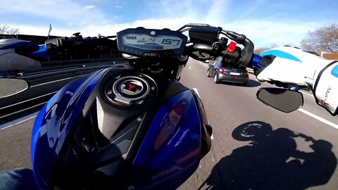 Yamaha Mt-07 first roll of the year