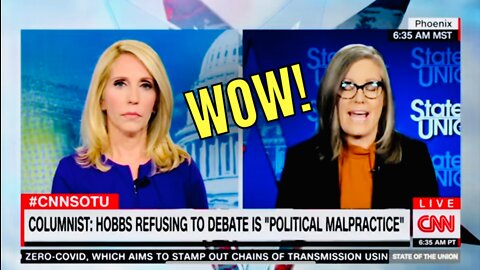 WOW! CNN Shames Democrat for being afraid to debate Republican Kari Lake!