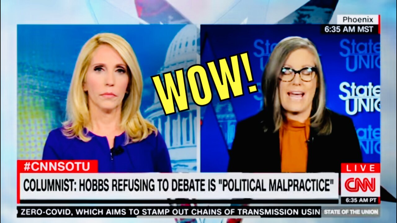 WOW! CNN Shames Democrat for being afraid to debate Republican Kari Lake!
