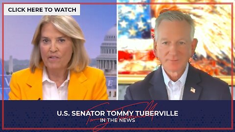 Senator Tuberville joins "The Record with Greta Van Susteren" on Newsmax - August 6, 2024