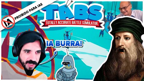 IA Burra! Campanha do bem (parte 3) - Totally Accurate Battle Simulator - TABS Gameplay PT-BR