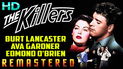 The Killers - AI REMASTERED - HD - Film Noir - Starring Burt Lancaster