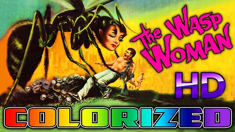 The Wasp Woman - AI COLORIZED - Science Fiction Horror Directed by Roger Corman