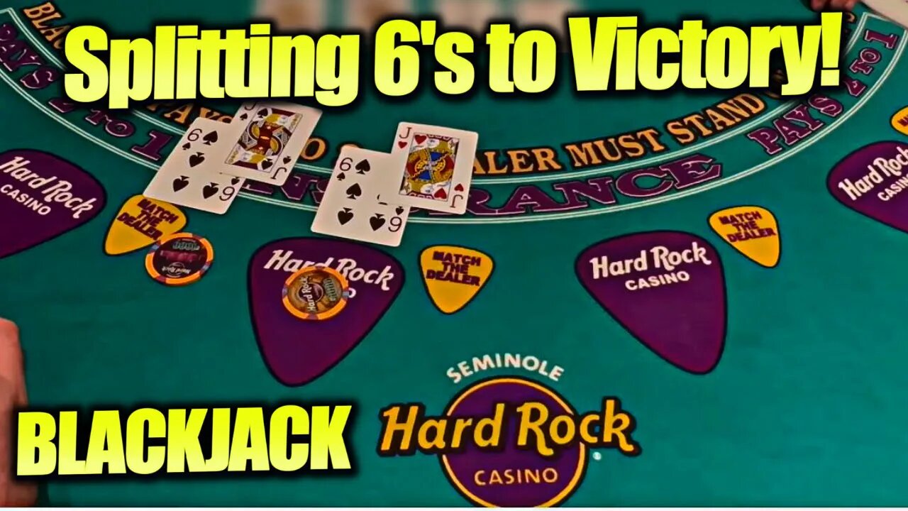 BLACKJACK $25,000 BUY-IN: The Split 6's Strategy: An Insane Blackjack Comeback!