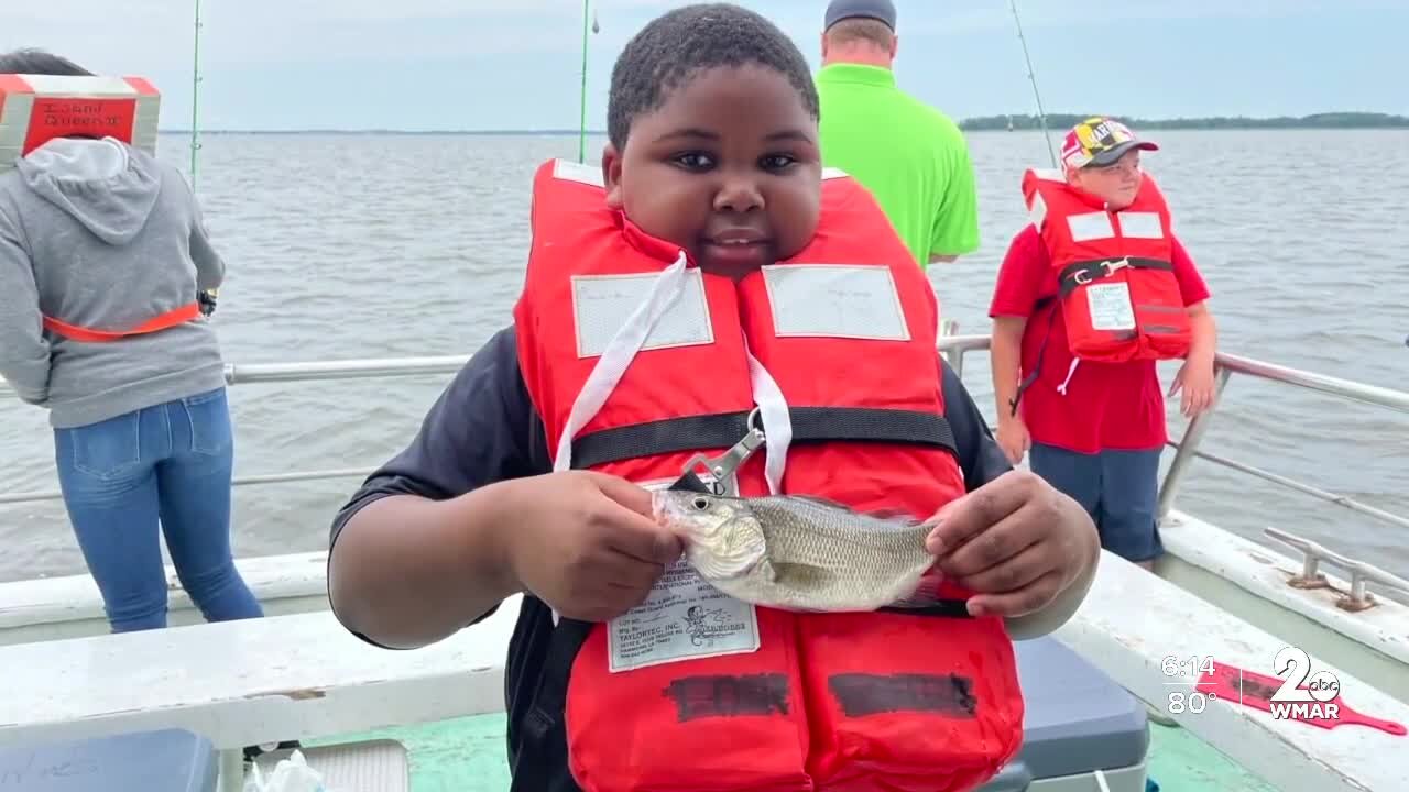 'Fishing with a Cop Day' held in Anne Arundel County
