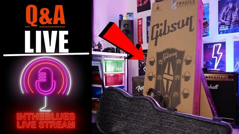 Checking out 3 Guitars and an amplifier (all on loan) | Q&A - Live Stream