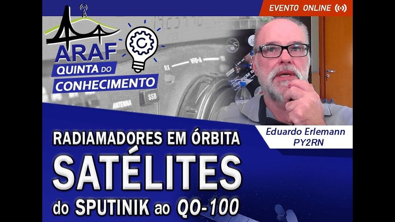 Satélites - Radioamadores em Orbita - Do Sputnik ao QO-100 por Eduardo Erlemann # PY2RN(720p)