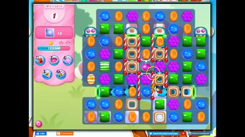 Candy Crush Level 3814 Talkthrough, 28 Moves 0 Boosters