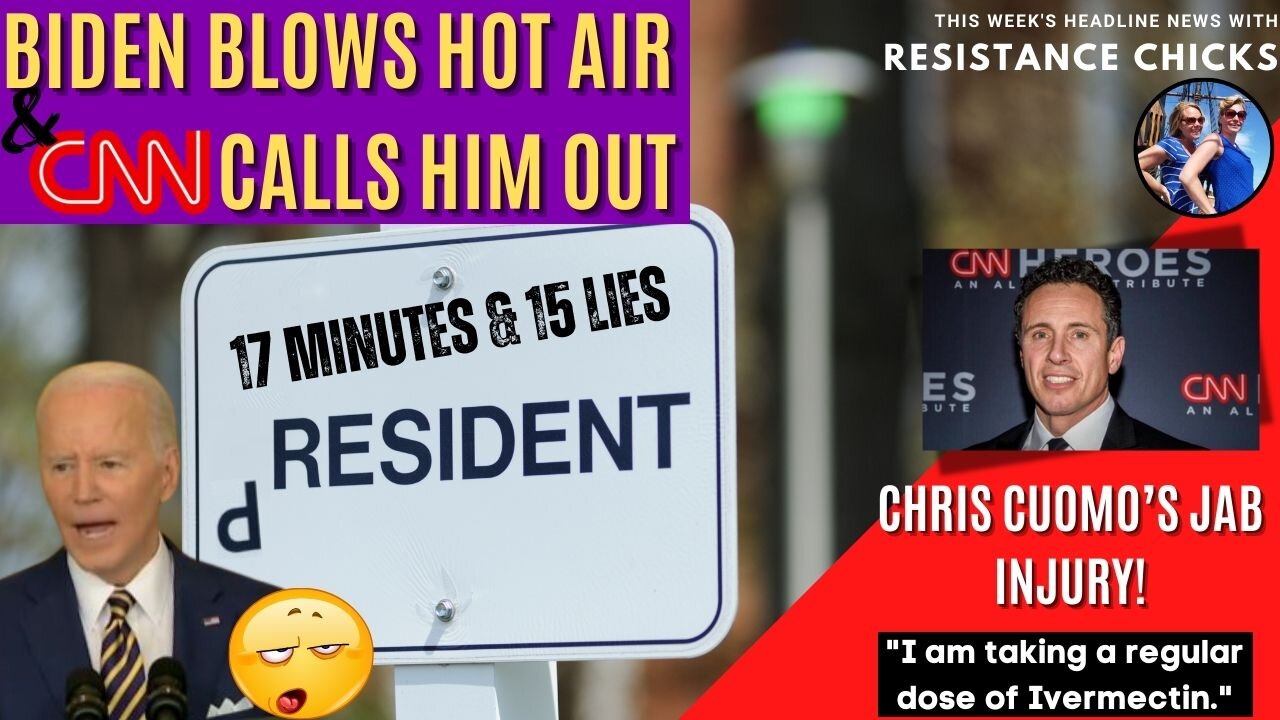 Biden Blows Hot Air & CNN Calls Him Out - Chris Cuomo Jab Injury 5/10/24