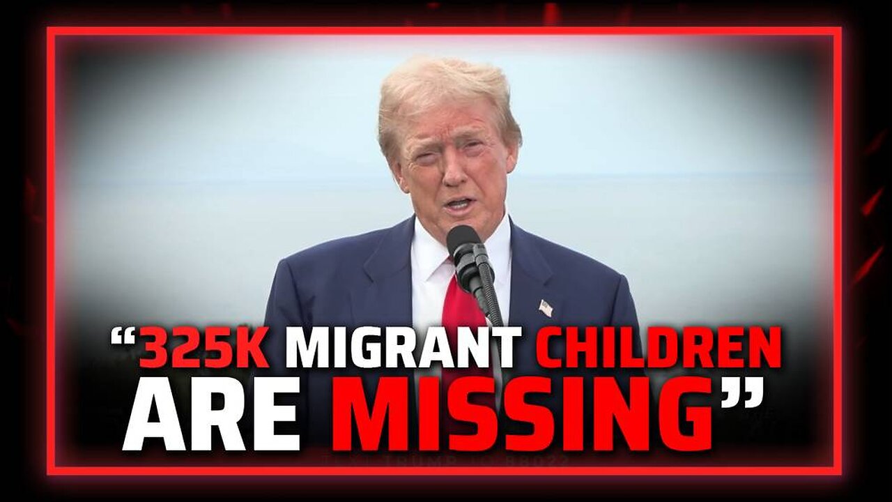 Trump SLAMS Kamala Harris For Facilitating The Disappearance Of 325K Smuggled Children