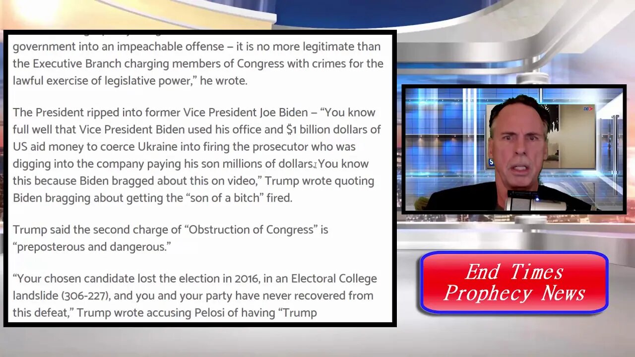 Trump Savages Democrat Impeachment Proceedings in Blistering Letter to Speaker Pelosi