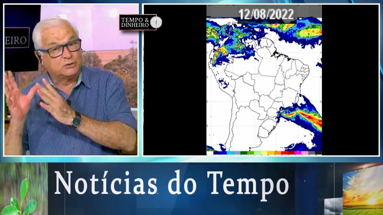 Previsão do tempo indica volta das chuvas e queda das temperaturas