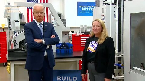 Biden tours a community college in Illinois.