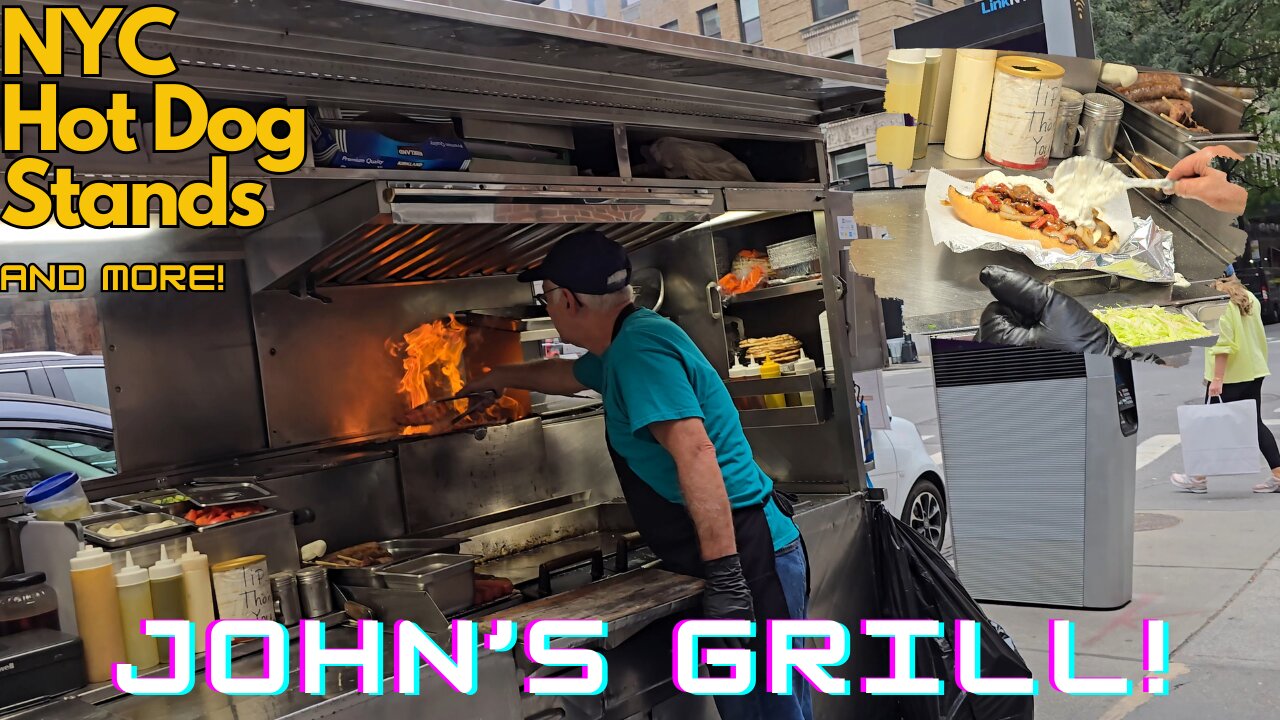 Chicken Kebab & Steak Sandwich!! John's Grill in NYC