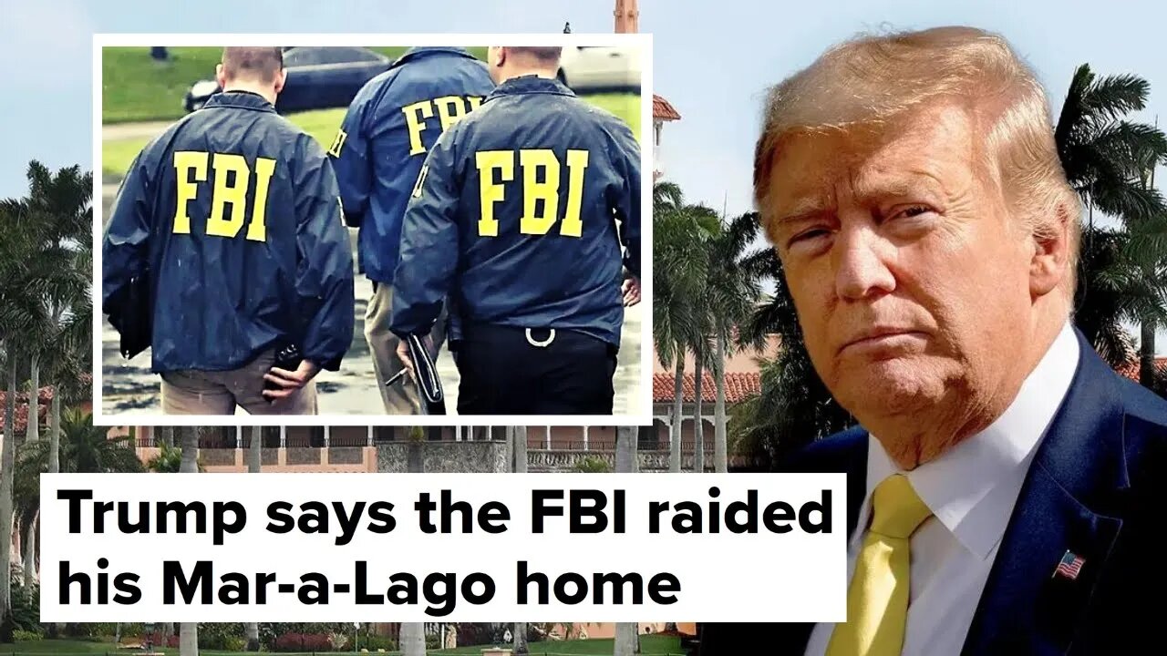 President Donald Trump's Mar-a-lago Home RAIDED By Corrupt FBI | DISGUSTING Tactics From The Left