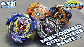 Mini torneio God Layers parte 1 - Beyblade Burst ベイブレードバースト