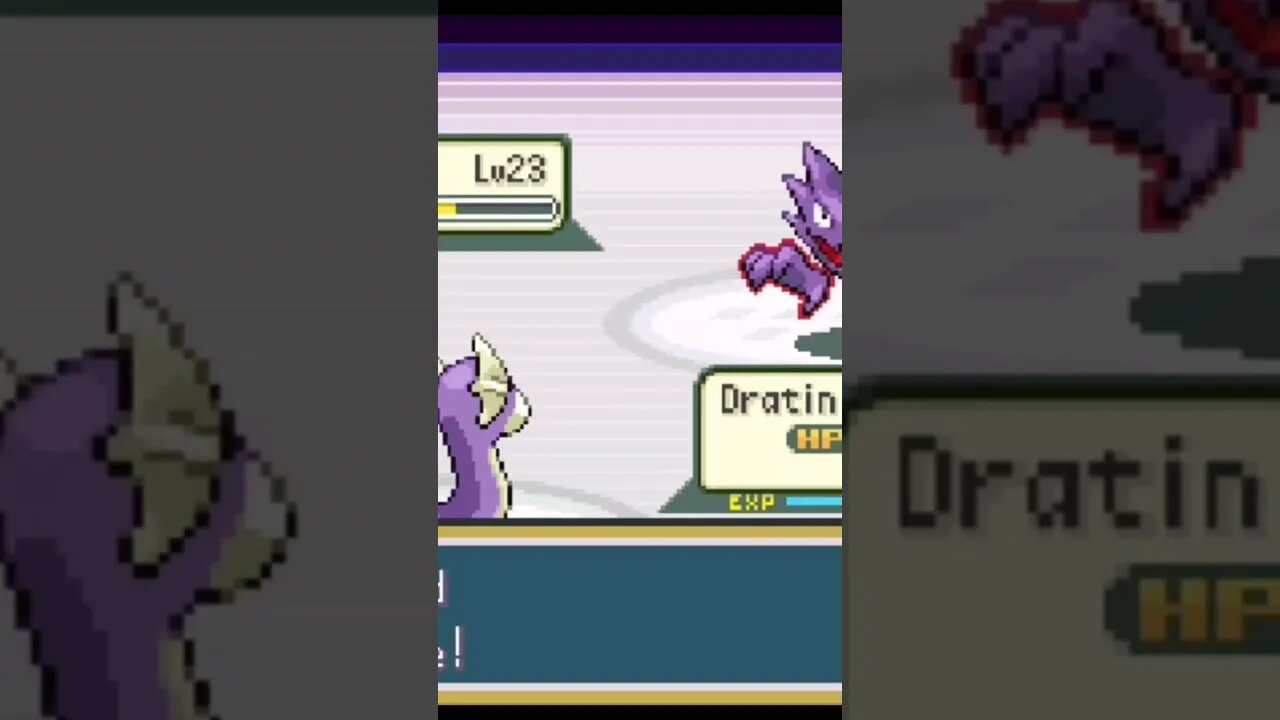 Pokémon FireRed - Dratini Used Dragon Rage!