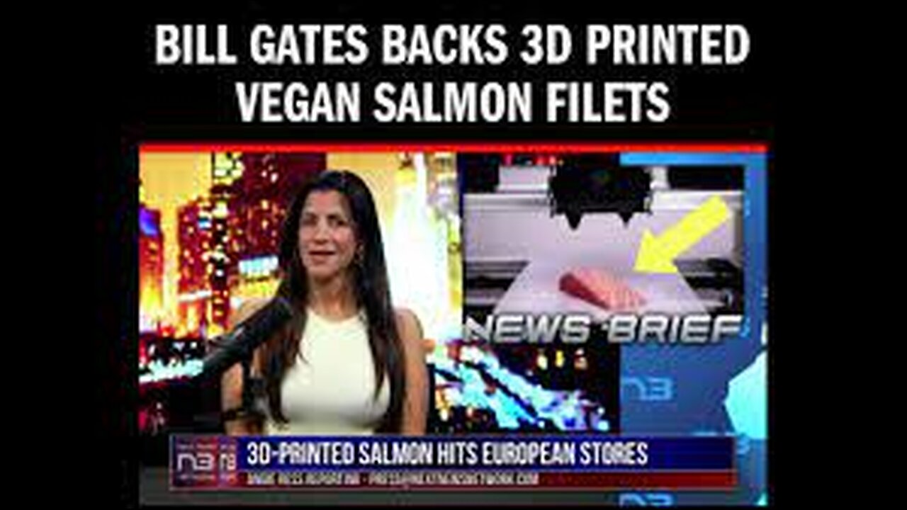 BILLY GATES OF HELL HIS 3D PRINTED SALMON HITS EUROPEAN STORES