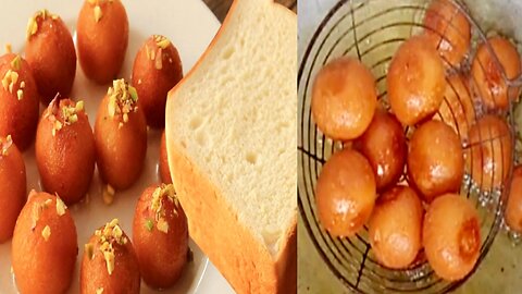 Bread Gulab Jamun Recipe - How to make Gulab Jamun with Bread - Instant Gulab Jamun Recipe